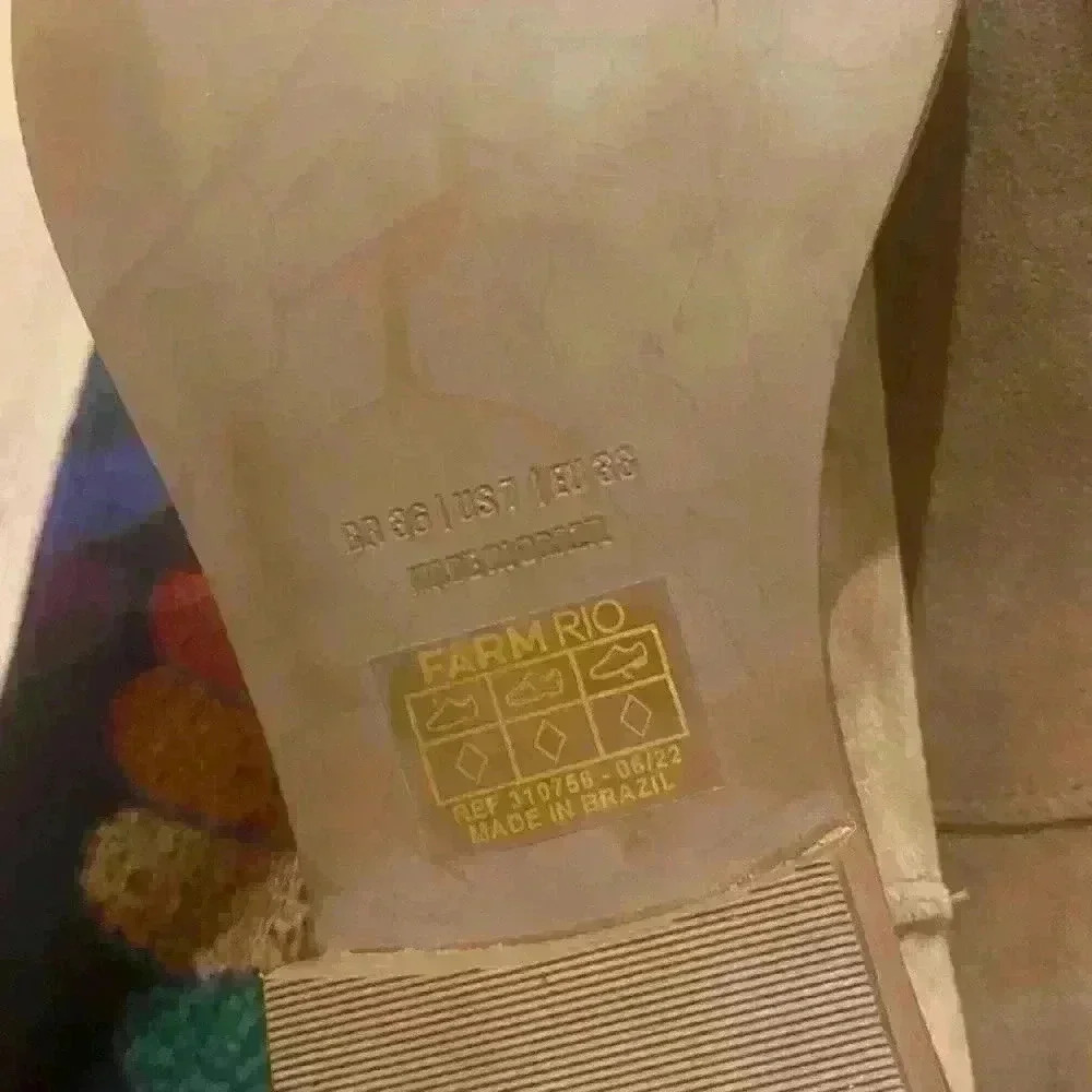 NWT FARM RIO CAMEL BOHO WESTERN
BOOT SZ 7 - Picture 8 of 9